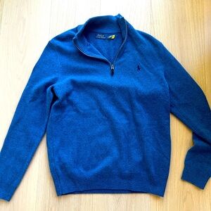 Men polo wool sweater
